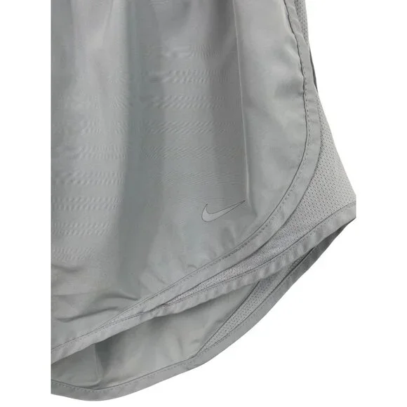 Nike Dri-Fit Standard Fit Lined Running Shorts Gray Womens Size Medium - Picture 4 of 8
